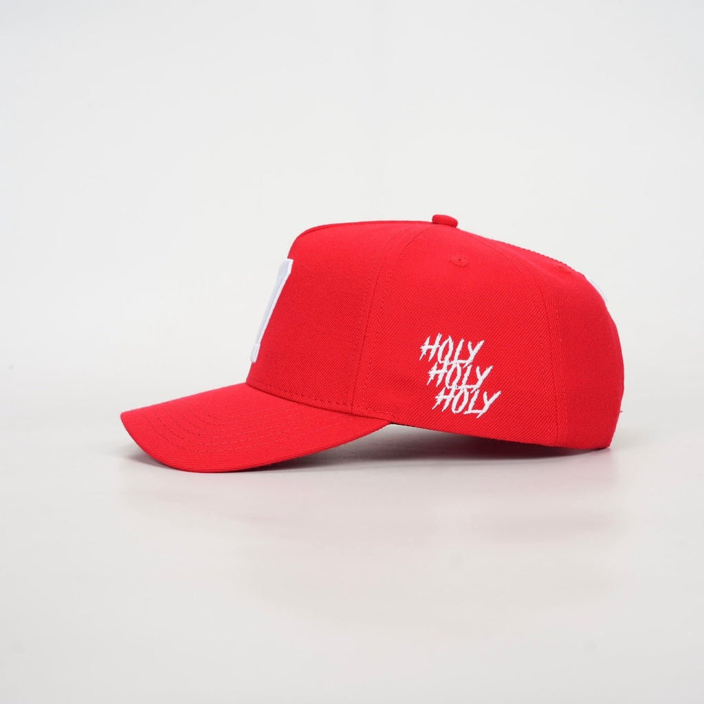 7 Premium Wool Blend SnapBack - Red/White