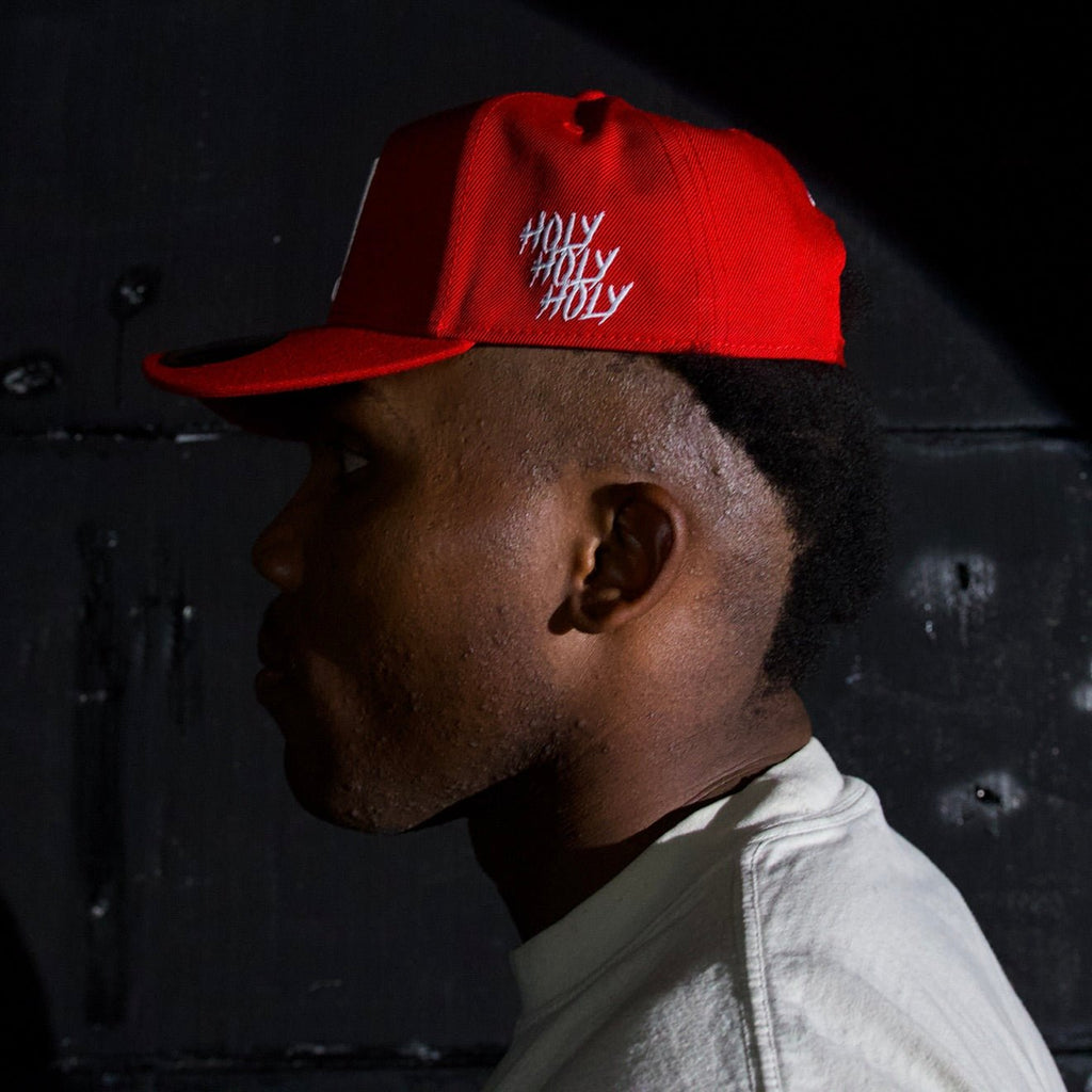 7 Premium Wool Blend SnapBack - Red/White