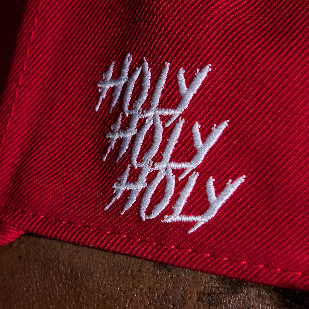 7 Premium Wool Blend SnapBack - Red/White