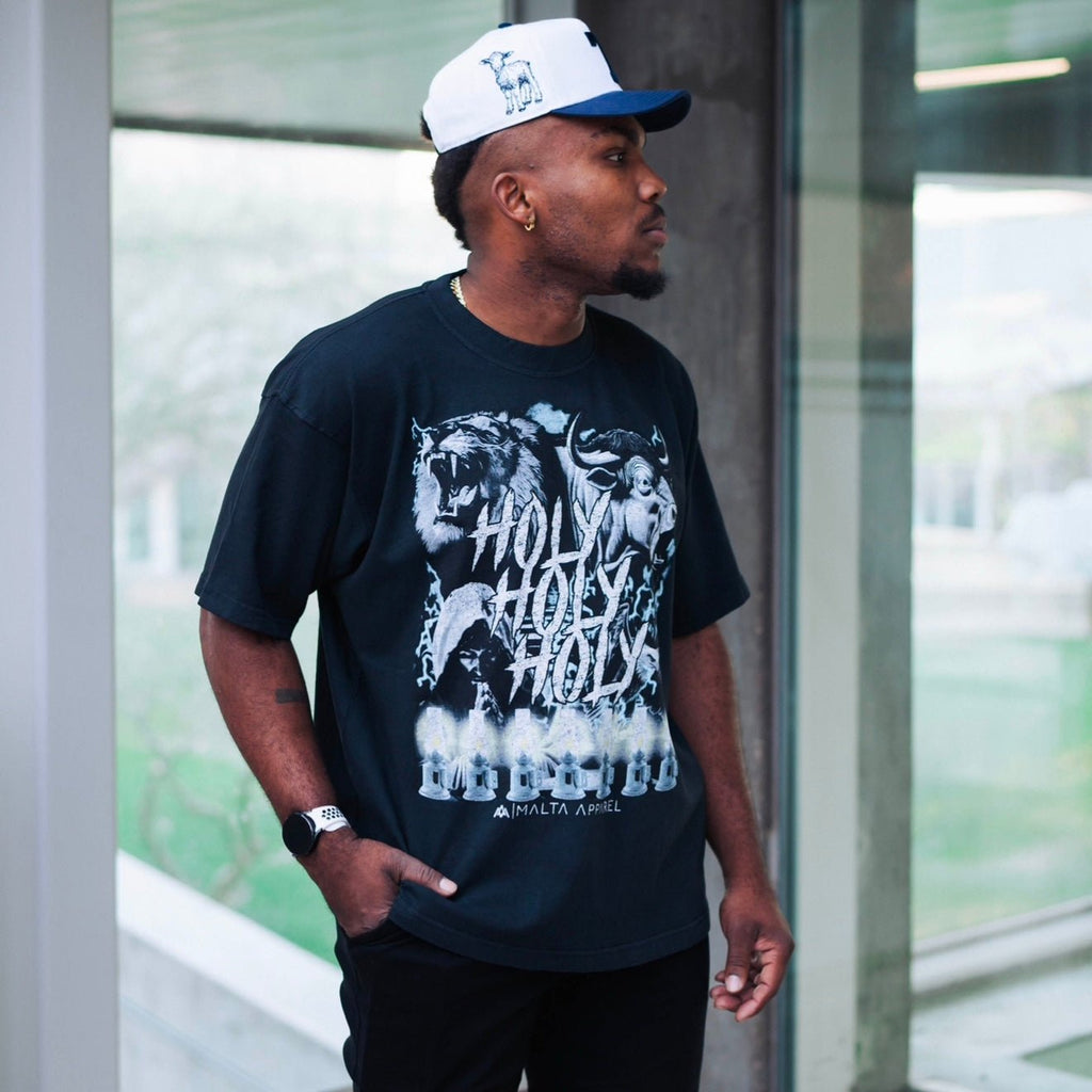 7 Premium Wool Blend SnapBack - White/Navy