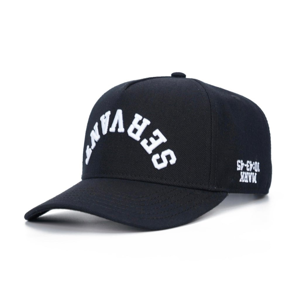 SERVANT Premium Wool Blend SnapBack - Black/White
