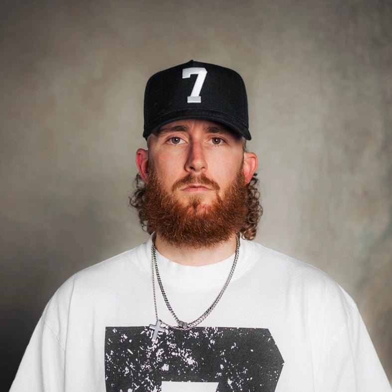 7 Premium Wool Blend SnapBack - Black/White