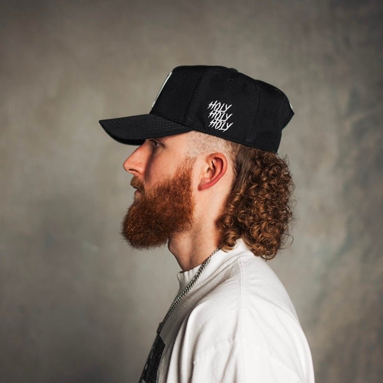 7 Premium Wool Blend SnapBack - Black/White