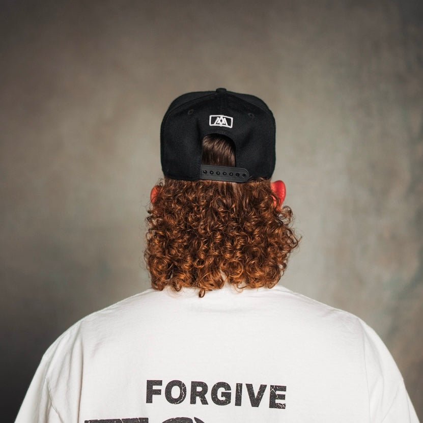 7 Premium Wool Blend SnapBack - Black/White