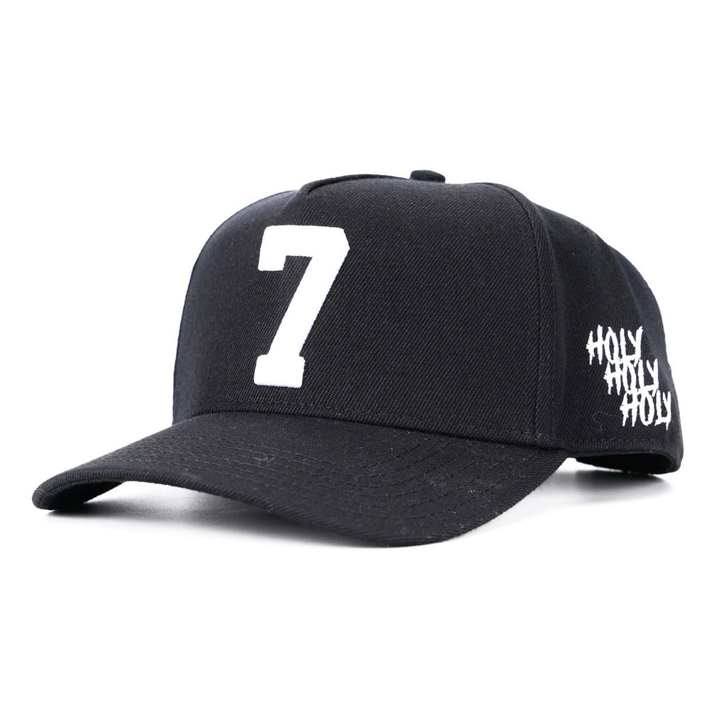 7 Premium Wool Blend SnapBack - Black/White