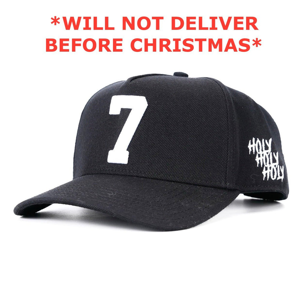 7 Premium Wool Blend SnapBack - Black/White