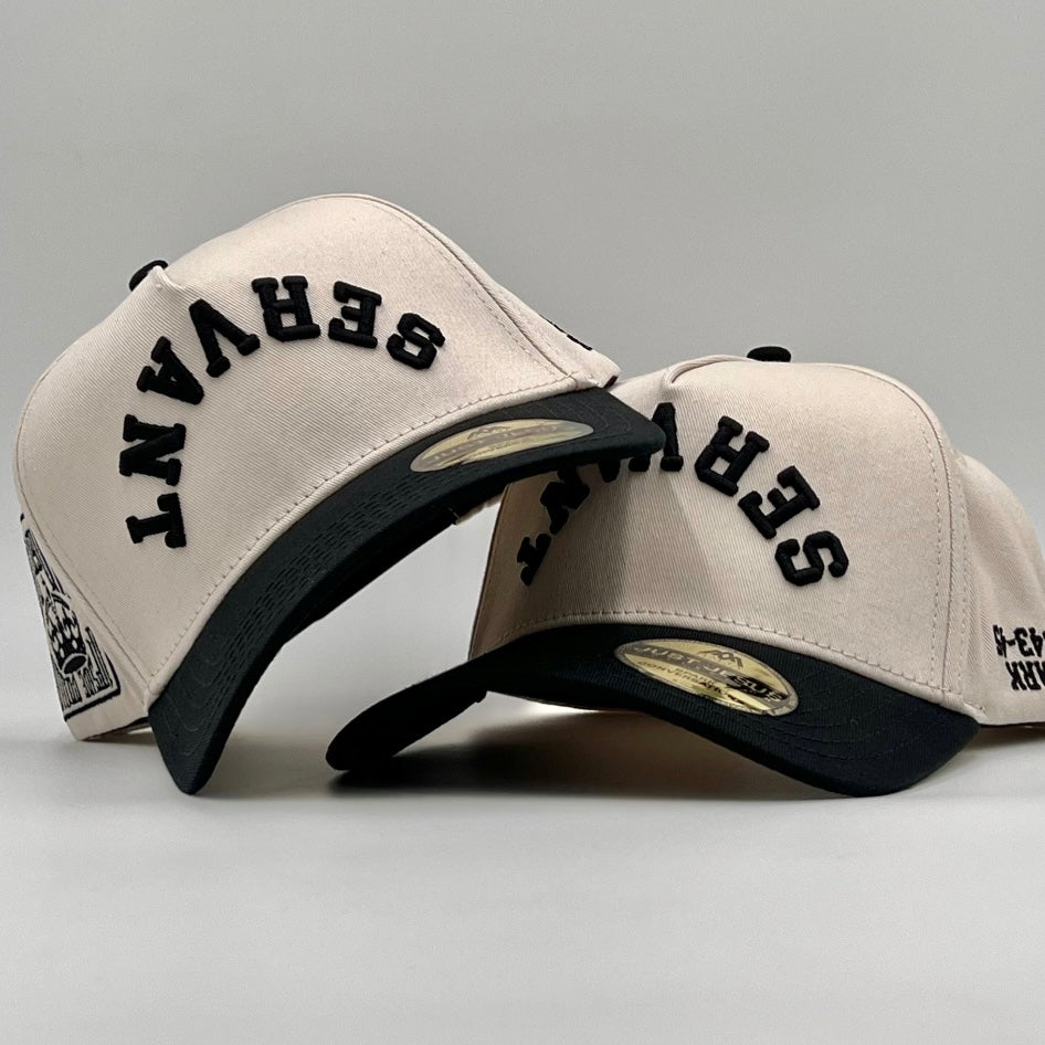 SERVANT Premium SnapBack - Cream/Black