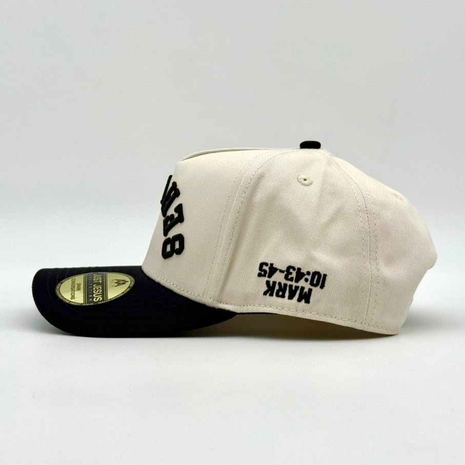 SERVANT Premium SnapBack - Cream/Black