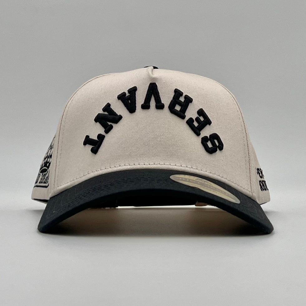 SERVANT Premium SnapBack - Cream/Black