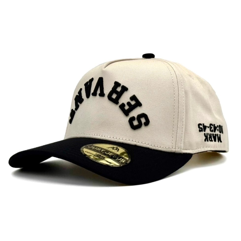 SERVANT Premium SnapBack - Cream/Black